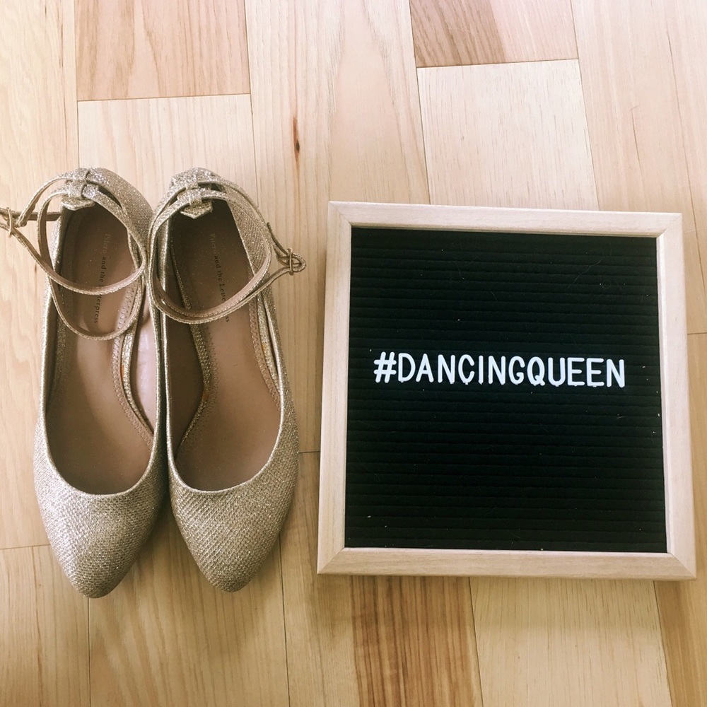 Gold Dovecote Kitten Heels - Anthropologie